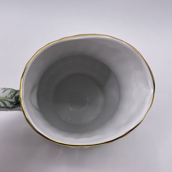 Raspberry Chintz Pitcher A Special Place 2003 Swirl White Porcelain Chintzware - Picture 4 of 11